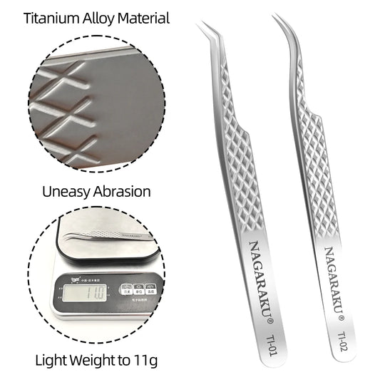 Stainless Steel Eyelash Extension Tweezers – Precision Tool for 3D Lash Application